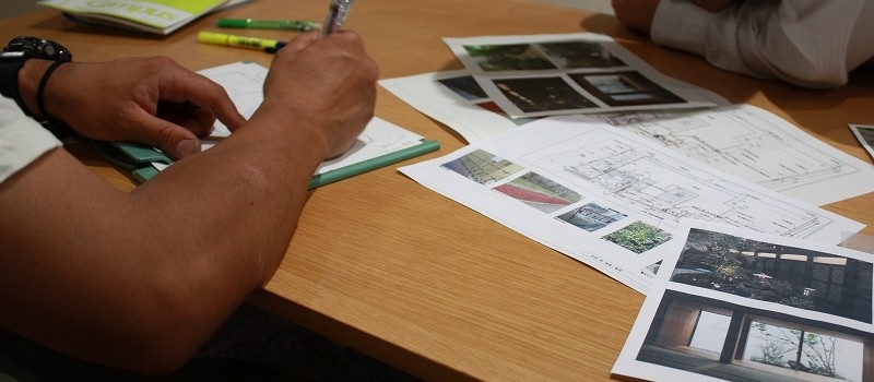 内装工事の打ち合わせ